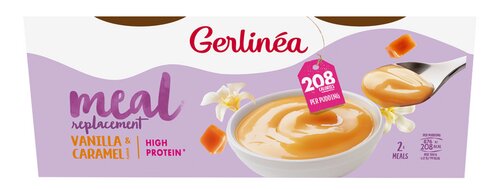 GERLINÉA pudding vanille-karamel 2x210g