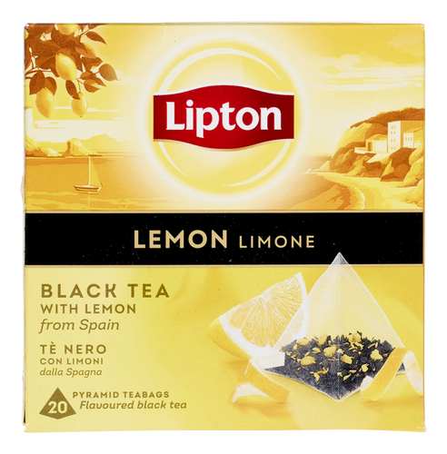 LIPTON Black Tea Lemon 20st