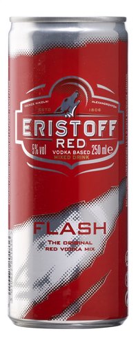 Eristoff Alcool Red Flash cocktail 5% 25cl canette | Colruyt Eristoff Alcool Red Flash cocktail 5% 25cl canette | Colruyt