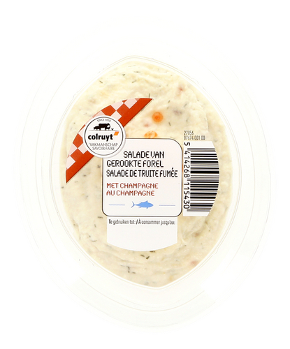 COLRUYT gerookte forelsalade 160g