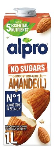 ALPRO amandeldrink geroosterd Z.S. 1L