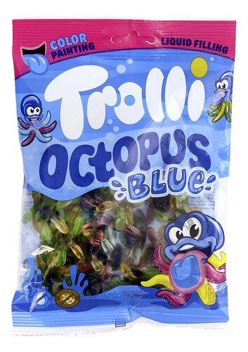 TROLLI Gommen Octopus Blue 175g