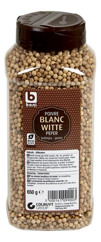 BONI witte peper bolletjes 650g