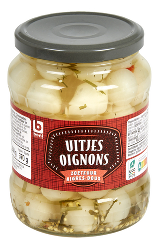 BONI uitjes zoetzuur 650g