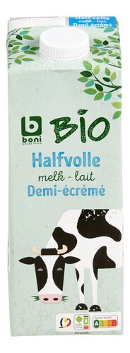 BONI BIO Halfvolle melk brik 1L
