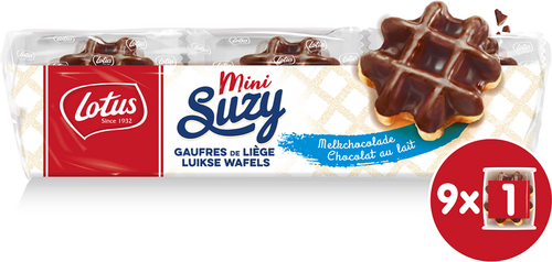 LOTUS SUZY mini wafel melkchocolade 292g