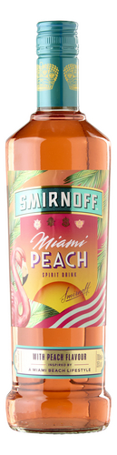 SMIRNOFF Vodka Miami Peach 35% 70cl