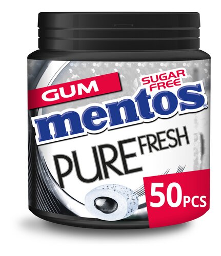 MENTOS PURE FRESH Blackmint 50st 100g
