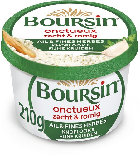 BOURSIN zacht & romig knoflook 210g