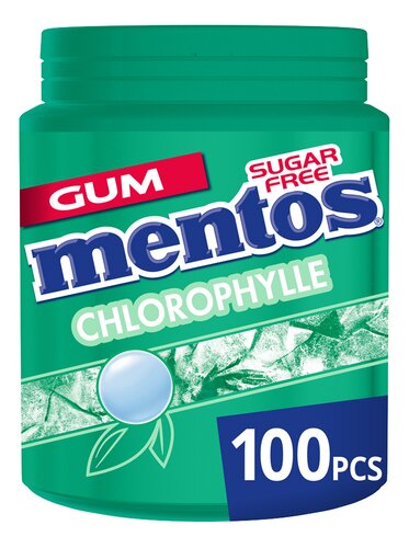 MENTOS gum chlorophyl 100st 150g