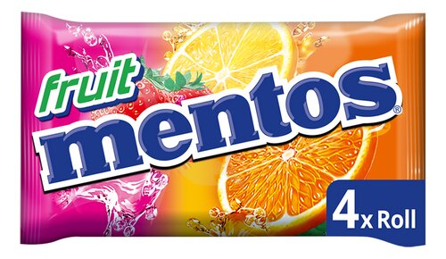 MENTOS fruit 4x37,5g