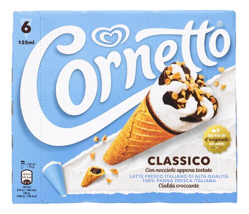 CORNETTO Classico 6x125ml