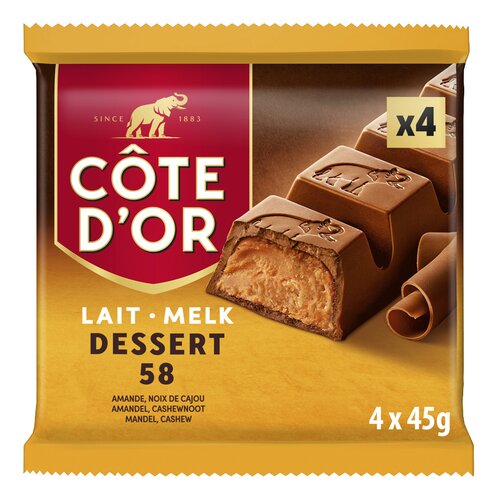 CÔTE D'OR Dessert 58 4x45g