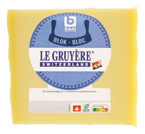 BONI Gruyère Zwitserland blok ±300g