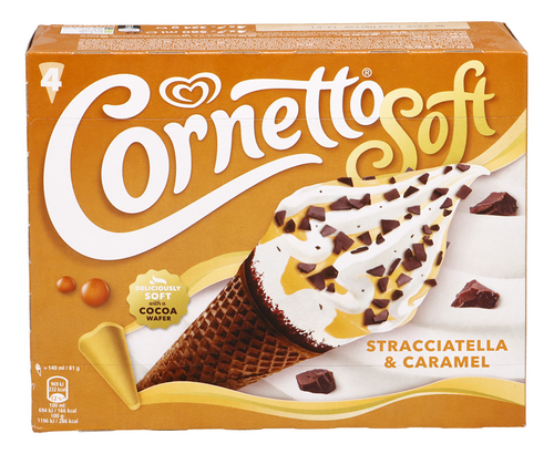 CORNETTO SOFT Stracciatella 4x140ml