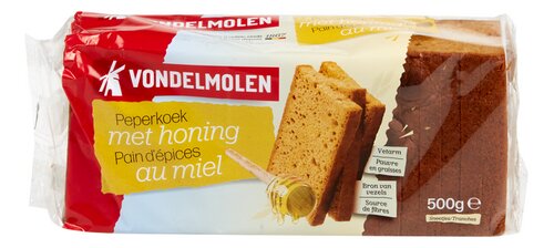 VONDELMOLEN peperkoek met honing 500g