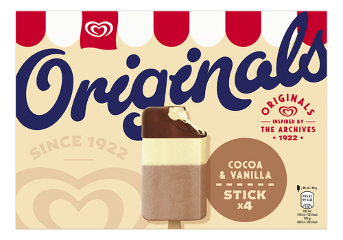 OLA Orig.Choco.Vanille Stick 4x80ml