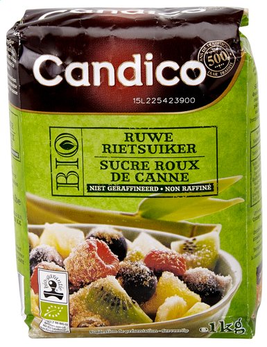 Candico Sucre Sucre Roux De Canne Bio 1kg Colruyt