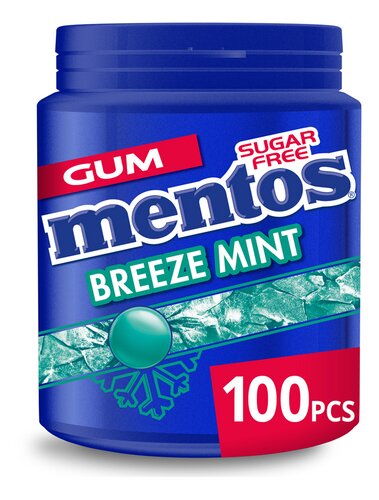 MENTOS gum Breezemint 100st 150g