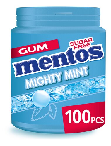 MENTOS gum Mighty mint 100st 150g