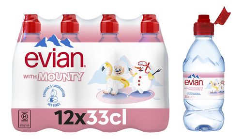EVIAN Plat water 33cl