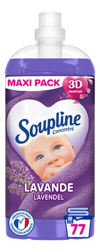 Soupline Adoucissant Lavende, 77 doses 1,7L
