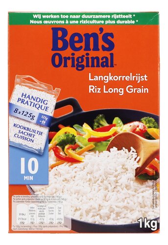 BEN'S ORIGINAL Langkor.Rijst 10m 8x125g