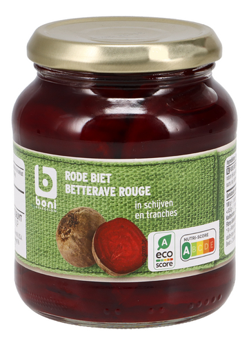 BONI rode biet schijven 340g