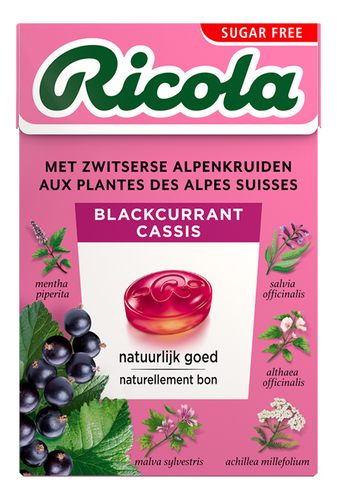 RICOLA pastille blackcurrant sv 50g