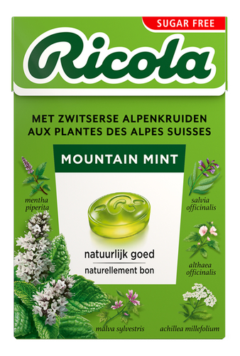 RICOLA pastille bergmunt suikervrij 50g
