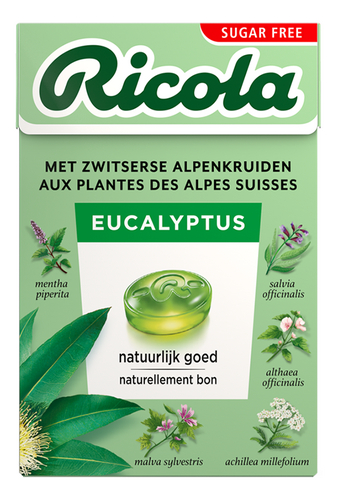 RICOLA pastille eucalyptus sv 50g