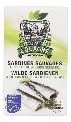 COCAGNE sardienen MSC OO ex.vi. 125g