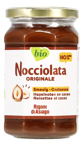 NOCCIOLATA cacao&hazelnootpasta Bio 325g