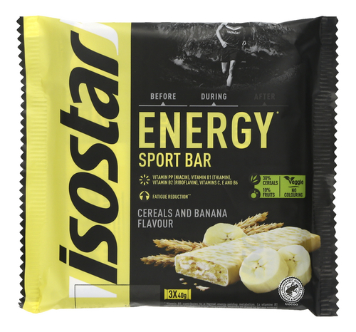ISOSTAR reep High Energy banaan 3x40g