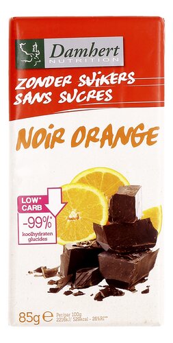 DAMHERT Chocoladetablet Orange SV 85g