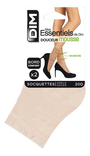 DIM Ess.Mousse sokje capri 2p