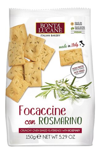 BONTA' LUCANE Focaccine Rosemary 150g