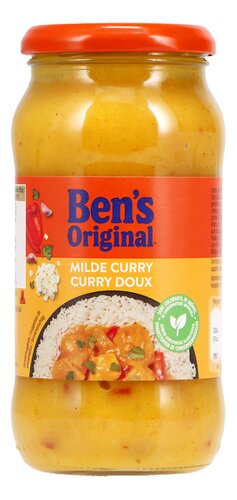 BEN'S ORIGINAL saus milde curry 440g