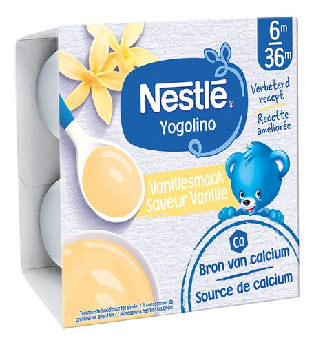 NESTLÉ YOGOLINO vanille 6m+ 4x100g