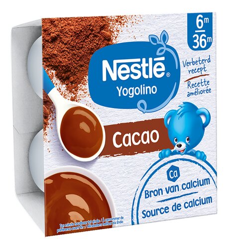 NESTLÉ Baby Dessert chocolade 6m+ 4x100g