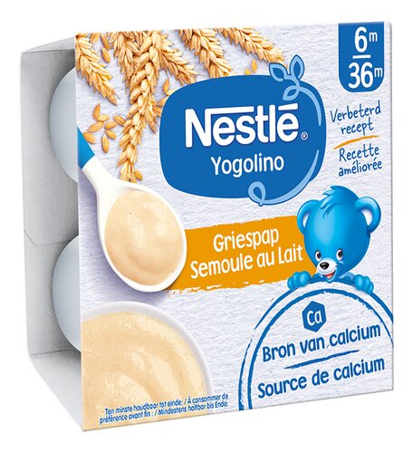 NESTLÉ YOGOLINO griespap 6m+ 4x100g