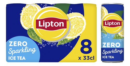 LIPTON Ice Tea Zero bruisend 33cl