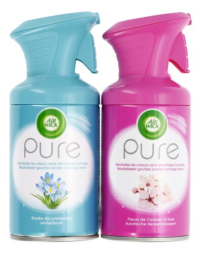 AIR WICK PURE spray Lente/kersen 250ml