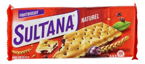 SULTANA koeken Naturel fruit 5x43,6g