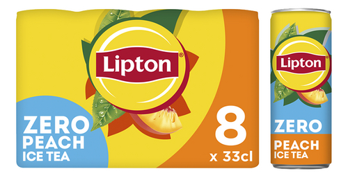 LIPTON Ice Tea Zero Peach 33cl