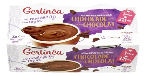 GERLINÉA chocoladepudding 2x210g