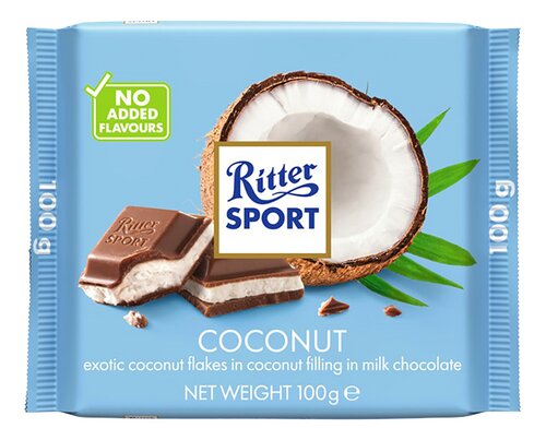RITTER SPORT Chocolade Coconut 100g