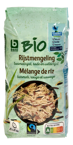BONI BIO rijst mengeling FT 500g