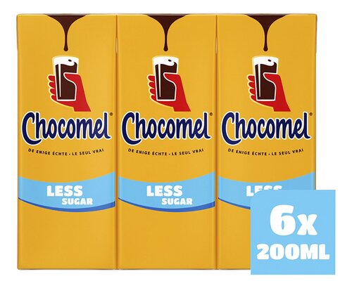 CHOCOMEL less sugar brik 6x20cl