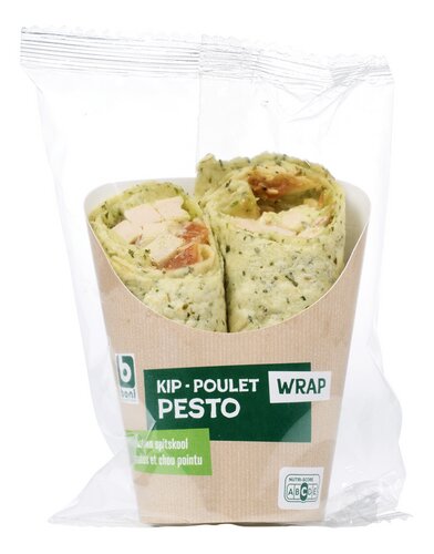 BONI Wrap kip pesto 170g